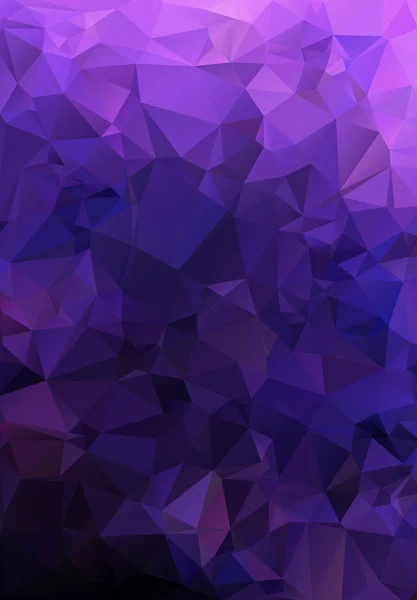 Fundo Mosaico Poligonal Roxo Modelos Design Criativo —  Vetores de Stock