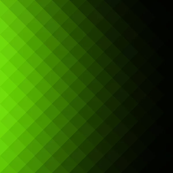 Gröna Torget Rutnät Mosaik Bakgrund Kreativ Designmallar — Stock vektor