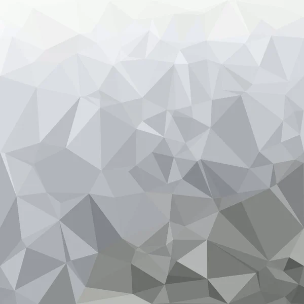 Gray White Polygonal Háttér Kreatív Tervezési Sablonok — Stock Vector