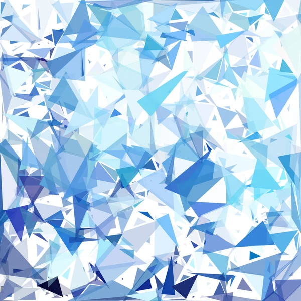 青い壊れ目モザイクの背景 創造的なデザイン テンプレート — ストックベクタ