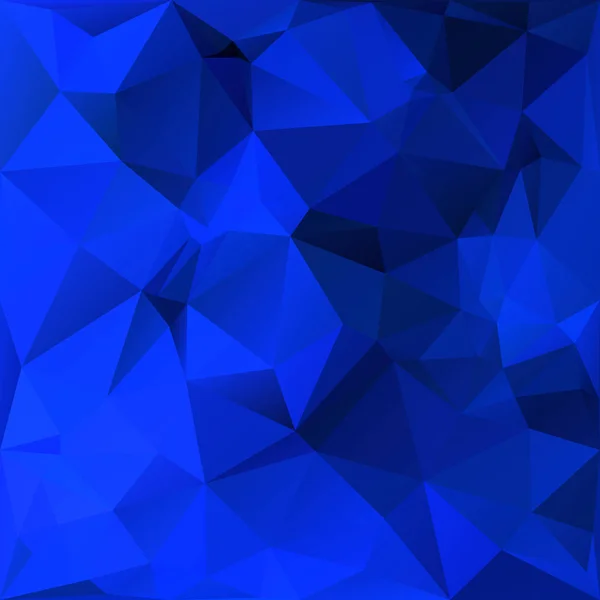 Blauer Polygonaler Mosaikhintergrund Kreative Design Vorlagen — Stockvektor