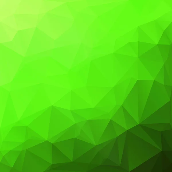 绿色多边形马赛克背景 创意设计模板 — 图库矢量图片