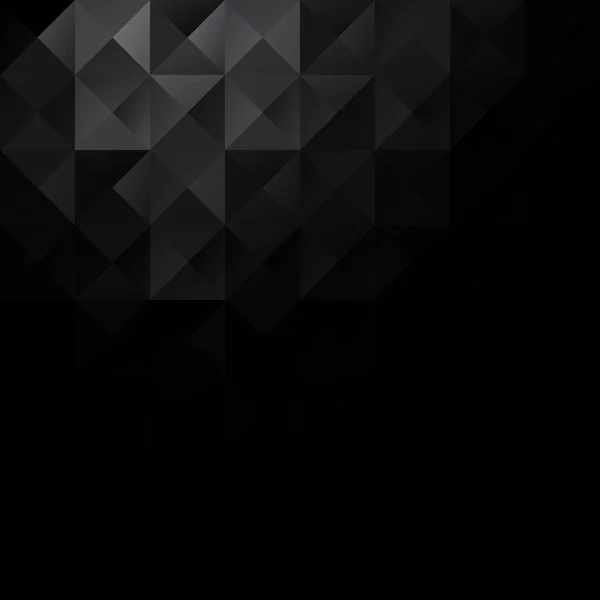 黑色网格马赛克背景 创意设计模板 — 图库矢量图片