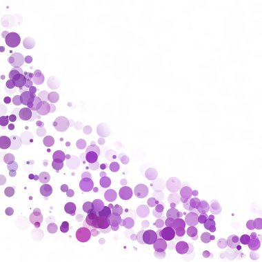 Kabarcıklar daire noktalar benzersiz mor parlak vektör arka plan