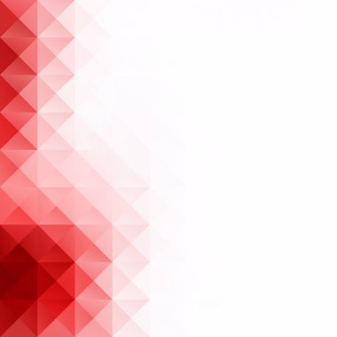 Kırmızı kılavuz Mozaik arka plan, yaratıcı tasarım şablonları