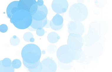 Kabarcıklar benzersiz mavi parlak vektör arka plan