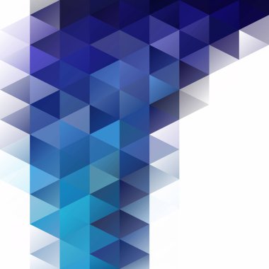 Mavi Izgara Mozaik Arkaplan, Yaratıcı Tasarım Şablonları