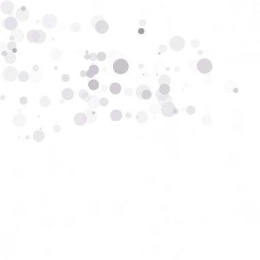 Kabarcıklar daire noktalar benzersiz gri beyaz parlak vektör arka plan