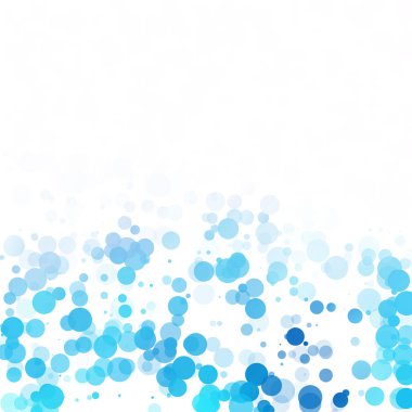 Baloncuklar Çemberi Noktaları Eşsiz Mavi Parlak Vektör Arkaplanı