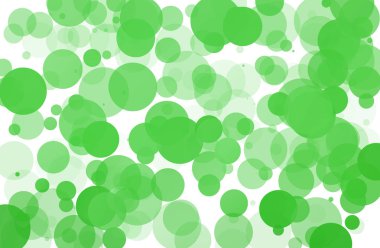 Kabarcıklar benzersiz yeşil parlak vektör arka plan