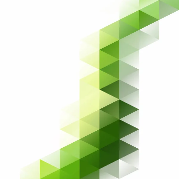 Fondo Mosaico Rejilla Verde Plantillas Diseño Creativo — Vector de stock