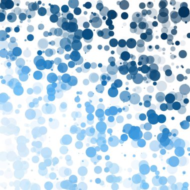 Kabarcıklar benzersiz mavi parlak vektör arka plan