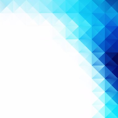 Mavi Izgara Mozaik Arkaplan, Yaratıcı Tasarım Şablonları