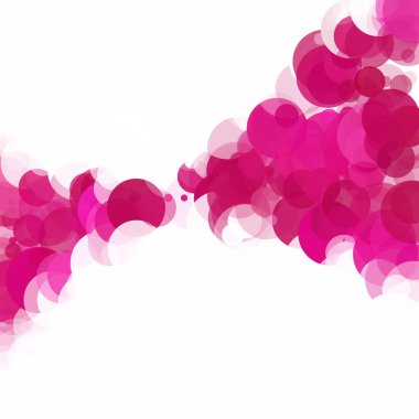 Kabarcıklar daire noktalar benzersiz mor parlak vektör arka plan