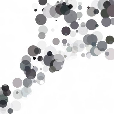 Kabarcıklar benzersiz siyah parlak vektör arka plan