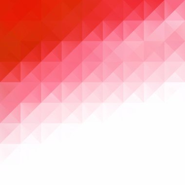 Kırmızı kılavuz Mozaik arka plan, yaratıcı tasarım şablonları