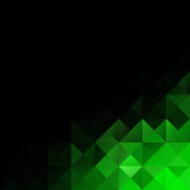 Yeşil Izgara Mozaik Arkaplan, Yaratıcı Tasarım Şablonları