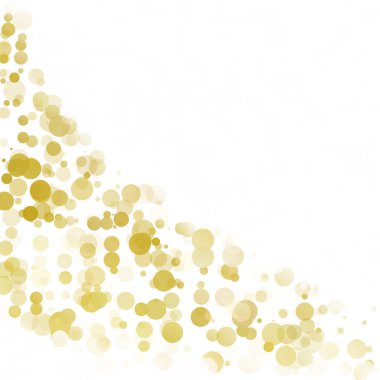 Kabarcıklar daire noktalar benzersiz sarı parlak vektör arka plan