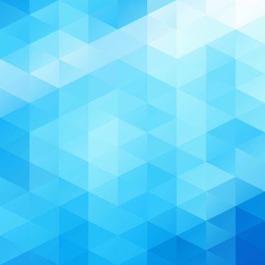 Mavi Izgara Mozaik Arkaplan, Yaratıcı Tasarım Şablonları