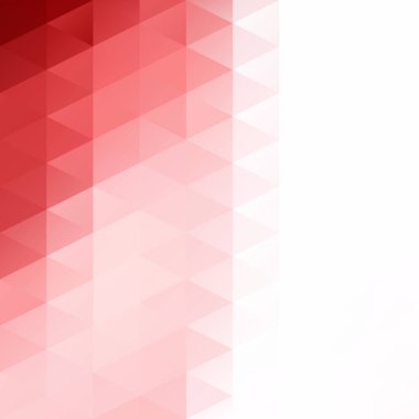 Kırmızı kılavuz Mozaik arka plan, yaratıcı tasarım şablonları