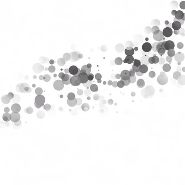 Kabarcıklar daire noktalar benzersiz siyah parlak vektör arka plan