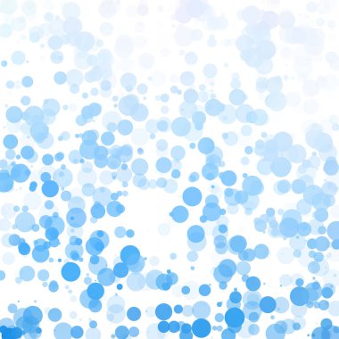 Kabarcıklar benzersiz mavi parlak vektör arka plan