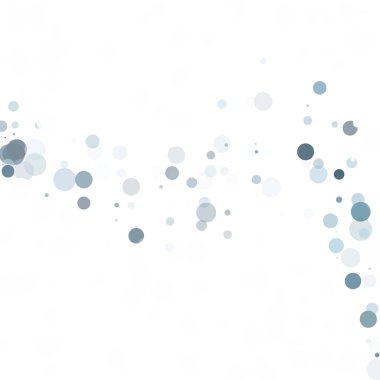 Baloncuklar Çemberi Noktaları Eşsiz Mavi Parlak Vektör Arkaplanı