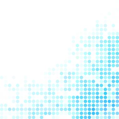 Mavi rastgele noktalar arka plan, yaratıcı tasarım şablonları