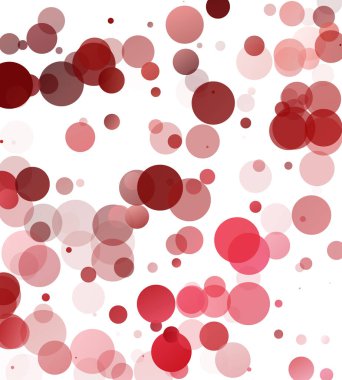 Kabarcıklar benzersiz kırmızı parlak vektör arka plan