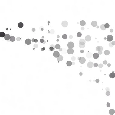 Kabarcıklar daire noktalar benzersiz siyah parlak vektör arka plan