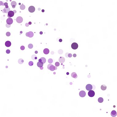 Kabarcıklar daire noktalar benzersiz mor parlak vektör arka plan