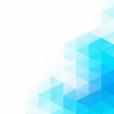 Mavi Izgara Mozaik Arkaplan, Yaratıcı Tasarım Şablonları