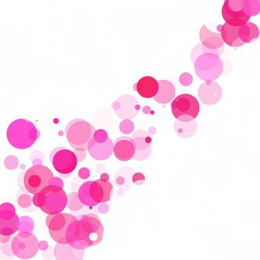 Kabarcıklar benzersiz pembe parlak vektör arka plan