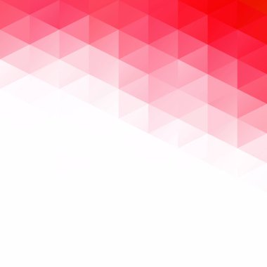 Kırmızı kılavuz Mozaik arka plan, yaratıcı tasarım şablonları