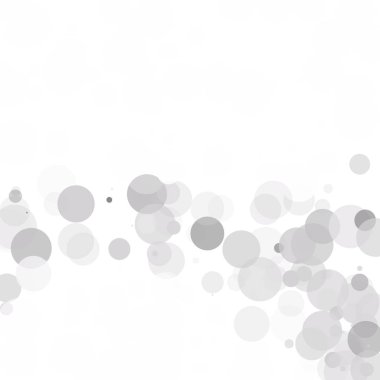 Kabarcıklar daire noktalar benzersiz gri beyaz parlak vektör arka plan