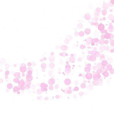 Kabarcıklar daire noktalar benzersiz pembe parlak vektör arka plan