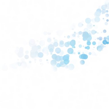 Baloncuklar Çemberi Noktaları Eşsiz Mavi Parlak Vektör Arkaplanı