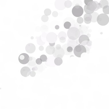 Kabarcıklar benzersiz gri beyaz parlak vektör arka plan