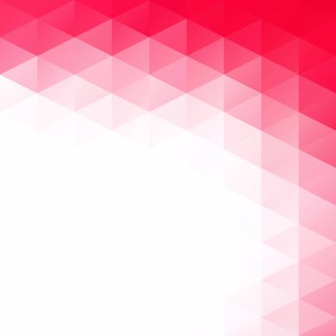 Kırmızı kılavuz Mozaik arka plan, yaratıcı tasarım şablonları