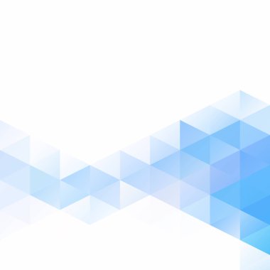 Mavi Izgara Mozaik Arkaplan, Yaratıcı Tasarım Şablonları