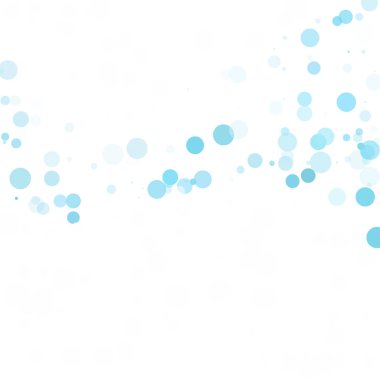 Baloncuklar Çemberi Noktaları Eşsiz Mavi Parlak Vektör Arkaplanı