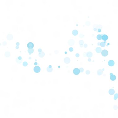 Baloncuklar Çemberi Noktaları Eşsiz Mavi Parlak Vektör Arkaplanı