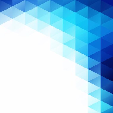 Mavi Izgara Mozaik Arkaplan, Yaratıcı Tasarım Şablonları