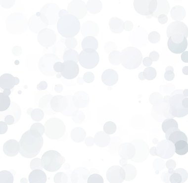 Kabarcıklar benzersiz gri beyaz parlak vektör arka plan