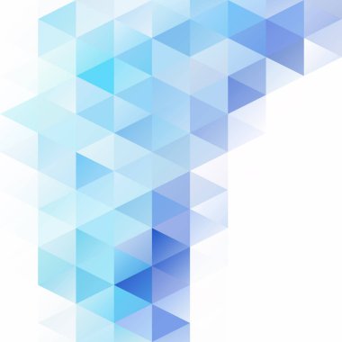 Mavi Izgara Mozaik Arkaplan, Yaratıcı Tasarım Şablonları