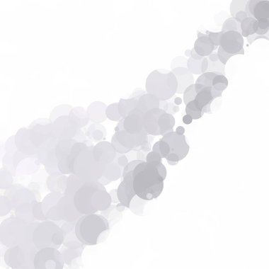Kabarcıklar benzersiz gri beyaz parlak vektör arka plan