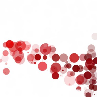 Kabarcıklar benzersiz kırmızı parlak vektör arka plan