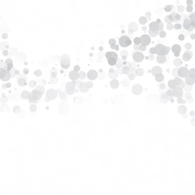 Kabarcıklar daire noktalar benzersiz gri beyaz parlak vektör arka plan