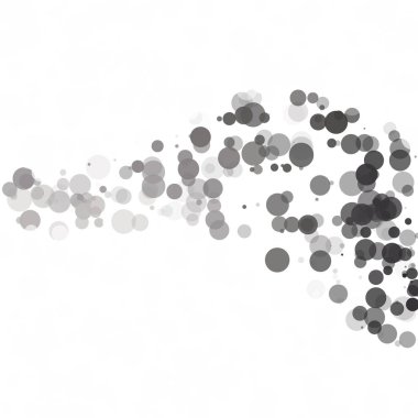 Kabarcıklar daire noktalar benzersiz siyah parlak vektör arka plan