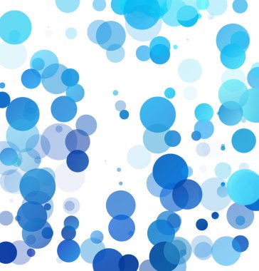 Kabarcıklar benzersiz mavi parlak vektör arka plan